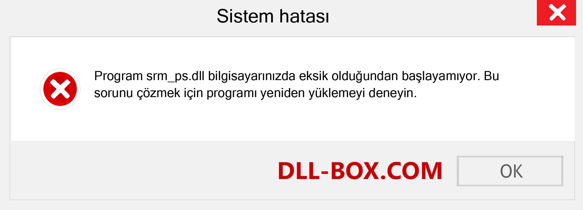 srm_ps.dll dosyası eksik mi? Windows 7, 8, 10 için İndirin - Windows'ta srm_ps dll Eksik Hatasını Düzeltin, fotoğraflar, resimler